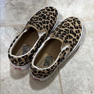 Vans Leopard Slip-On Shoes